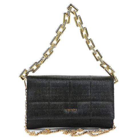 Verde Γυναικείο Βραδινό Τσαντάκι 01-1552 Μαύρο