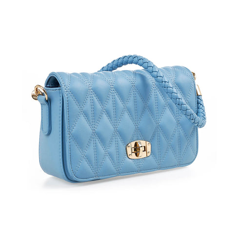 Verde Γυναικείο Βραδινό Τσαντάκι 01-1731 Ανοιχτό Μπλε