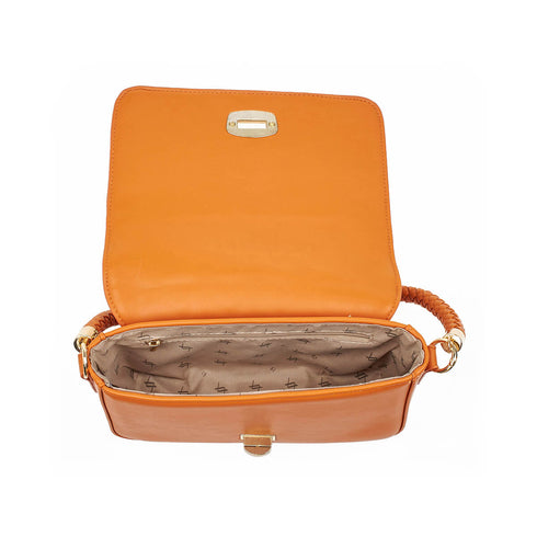 Verde Γυναικείο Βραδινό Τσαντάκι 01-1731 Πορτοκαλί