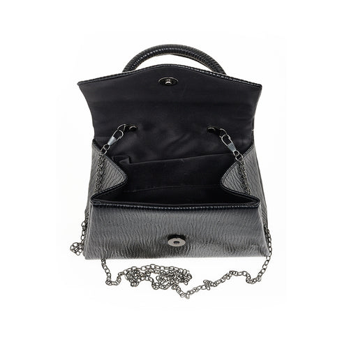 Verde Γυναικείο Βραδινό Τσαντάκι 01-1875 Μαύρο