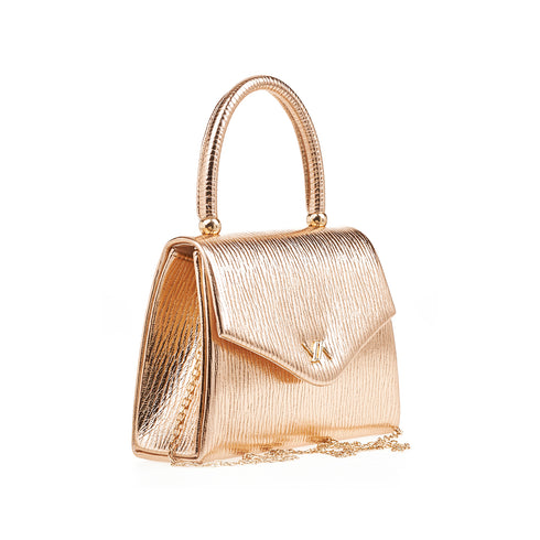 Verde Γυναικείο Βραδινό Τσαντάκι 01-1875 Χρυσό