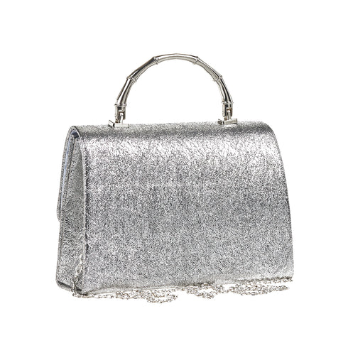 Verde Γυναικείο Βραδινό Τσαντάκι 01-1885 Ασημί