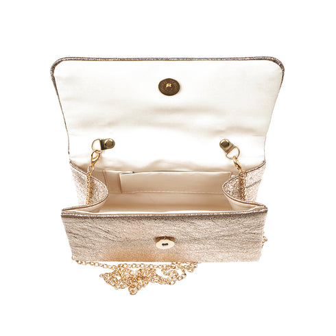 Verde Γυναικείο Βραδινό Τσαντάκι 01-1885 Χρυσό