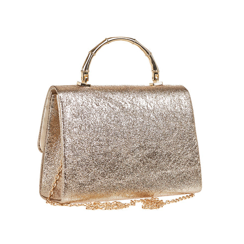 Verde Γυναικείο Βραδινό Τσαντάκι 01-1885 Χρυσό