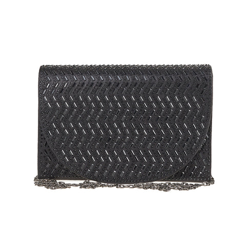 Verde Γυναικείο Βραδινό Τσαντάκι 01-1887 Μαύρο