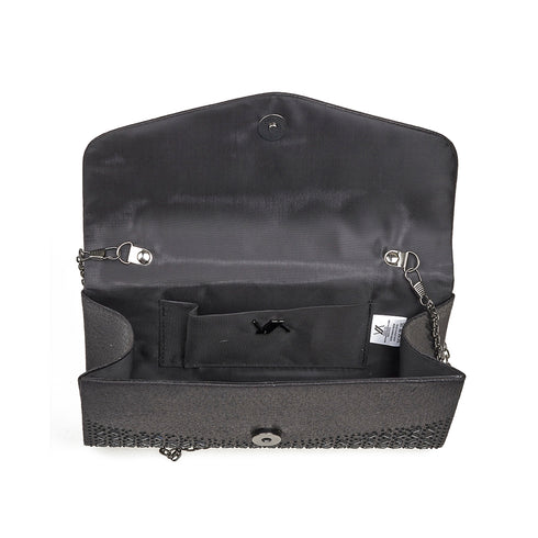 Verde Γυναικείο Βραδινό Τσαντάκι 01-1888 Μαύρο