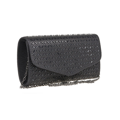 Verde Γυναικείο Βραδινό Τσαντάκι 01-1888 Μαύρο