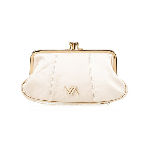 Verde Γυναικείο Πορτοφόλι 18-1444 Δερμάτινο Μπεζ