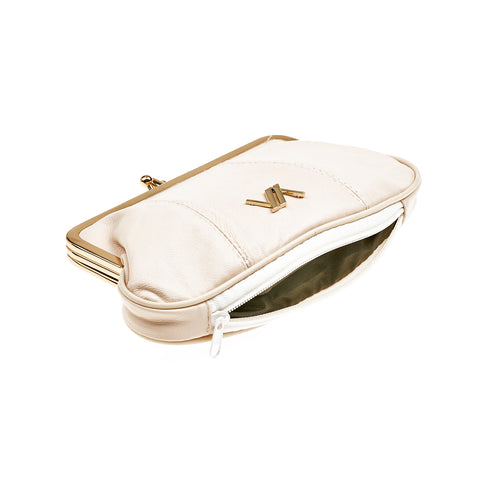 Verde Γυναικείο Πορτοφόλι 18-1444 Δερμάτινο Μπεζ