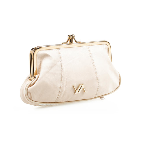 Verde Γυναικείο Πορτοφόλι 18-1444 Δερμάτινο Μπεζ