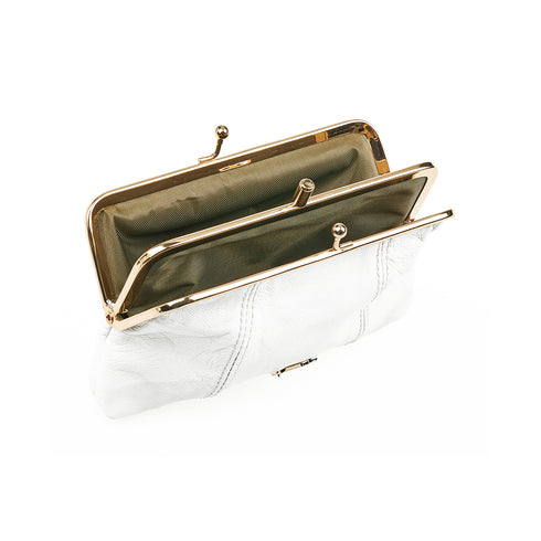 Verde Γυναικείο Πορτοφόλι 18-1447 Δερμάτινο Εκρού