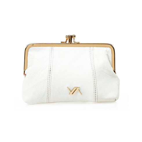 Verde Γυναικείο Πορτοφόλι 18-1447 Δερμάτινο Εκρού