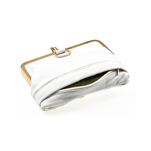 Verde Γυναικείο Πορτοφόλι 18-1447 Δερμάτινο Εκρού