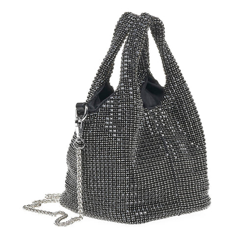 Verde Γυναικεία Τσάντα Χιαστί-Χειρός 16-6992 Μαύρο