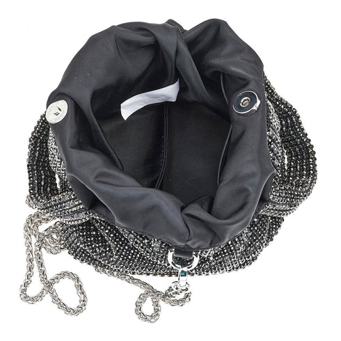 Verde Γυναικεία Τσάντα Χιαστί-Χειρός 16-6992 Μαύρο