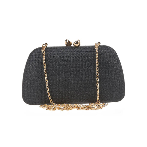 Verde Γυναικείο Τσαντάκι Βραδινό 01-1815 Μαύρο