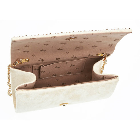 Verde Γυναικείο Τσαντάκι Βραδινό 01-1649 Μπεζ