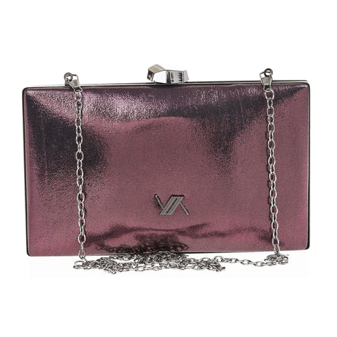 Verde Γυναικείο Τσαντάκι Βραδινό 01-1662 Μωβ