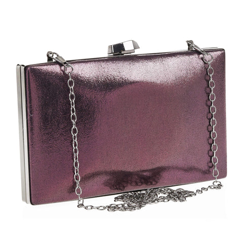 Verde Γυναικείο Τσαντάκι Βραδινό 01-1662 Μωβ