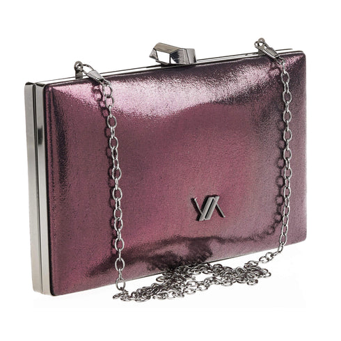 Verde Γυναικείο Τσαντάκι Βραδινό 01-1662 Μωβ