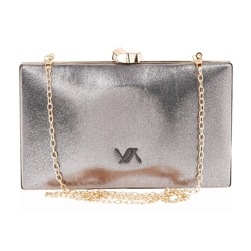 Verde Γυναικείο Τσαντάκι Βραδινό  01-1662 Χρυσό