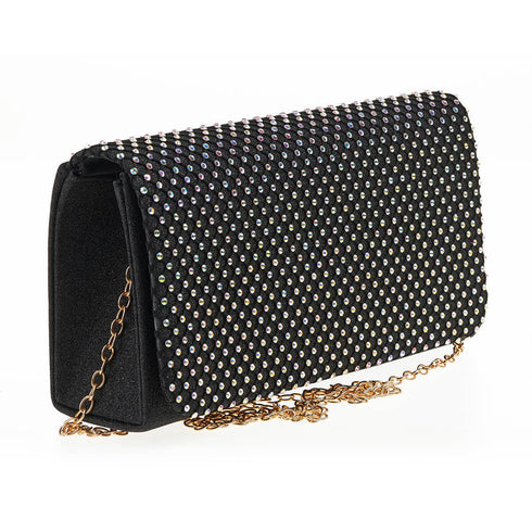 Verde Γυναικείο Βραδινό Τσαντάκι 01-1678 Μαύρο