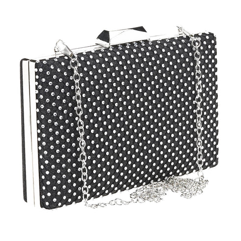 Verde Γυναικείο Βραδινό Τσαντάκι 01-1679 Μαύρο