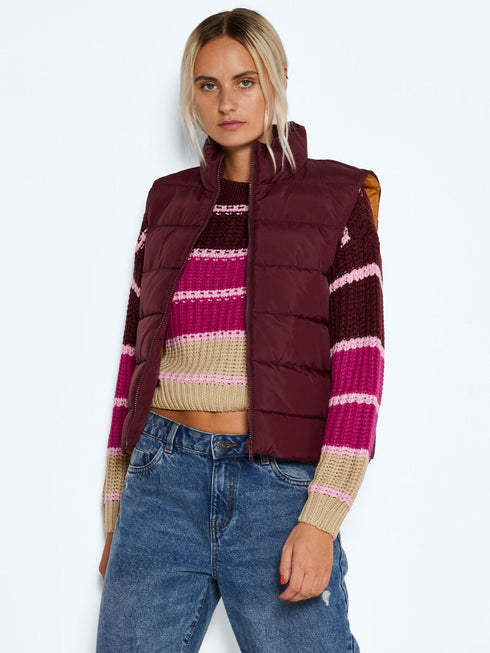 Noisy May Γιλέκο Αμάνικο Μπορντώ