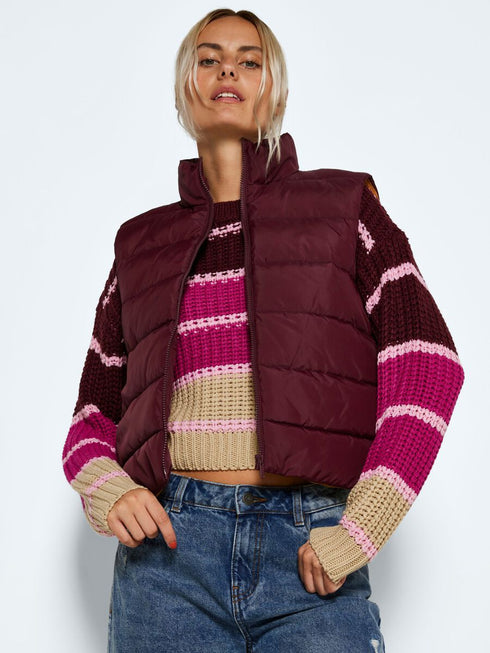 Noisy May Γιλέκο Αμάνικο Μπορντώ