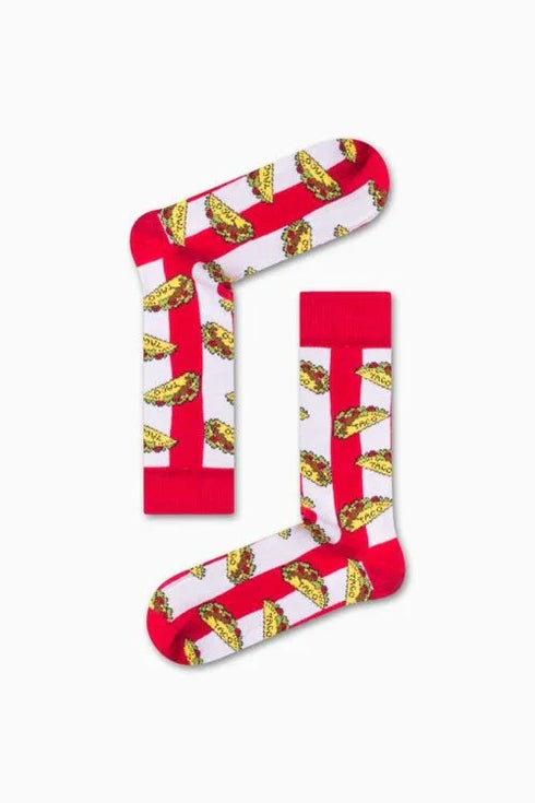 Καλτσα Unisex με Σχέδιο Red White Tacos