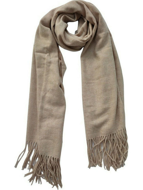 Verde Γυναικείο Κασκόλ 06-0897 Μπέζ