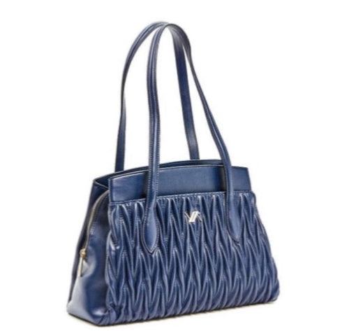 Verde Γυναικεία Τσάντα Ώμου 16-5829 Μπλέ