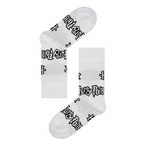 Κάλτσα Unisex με Σχέδιο The Boy Who Lived White