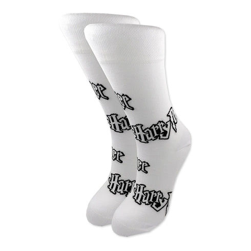 Κάλτσα Unisex με Σχέδιο The Boy Who Lived White