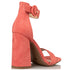 Miss NV Πέδιλα με Χοντρό Τακούνι Κοραλί