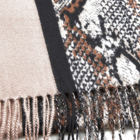 Verde Γυναικείο Κασκόλ 06-0947 Μπέζ