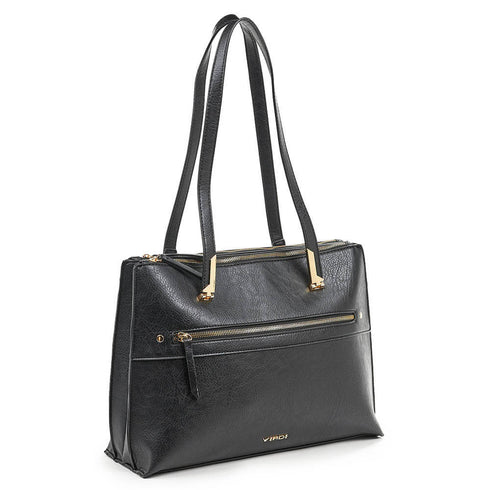 Verde Γυναικεία Τσάντα Ώμου 16-6682 Μαύρο