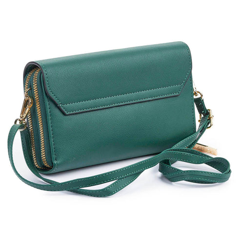 Verde Γυναικεία Τσάντα Χιαστί 16-6511 Πράσινο