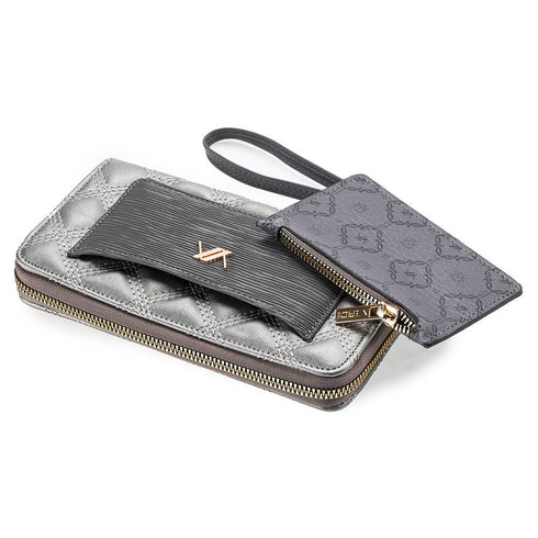 Verde Γυναικείο Πορτοφόλι 18-1282 Σκούρο Γκρί