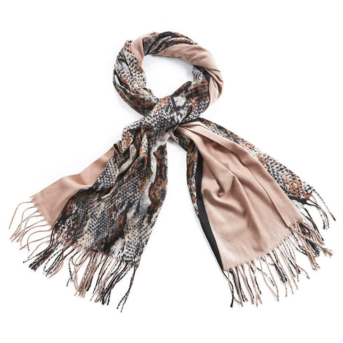 Verde Γυναικείο Κασκόλ 06-0947 Μπέζ