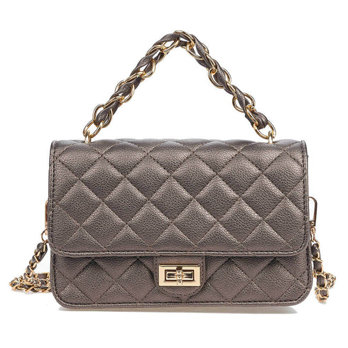 Verde Γυναικείο Τσαντάκι Βραδινό 01-1521 Σκούρο Γκρί