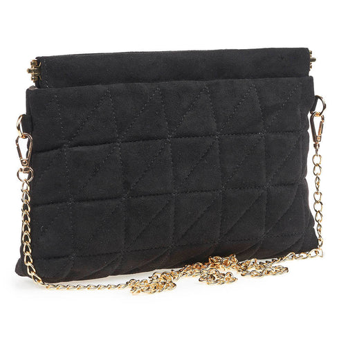 Verde Γυναικείο Τσαντάκι Βραδινό 01-1505 Μαύρο