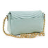 Verde Γυναικεία Τσάντα Χιαστί 16-6807 Ανοιχτό Μπλέ