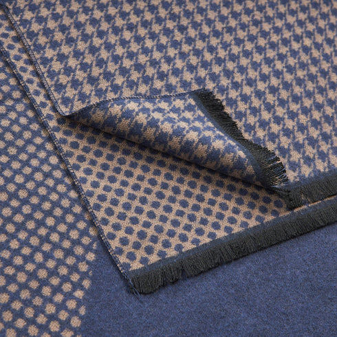 Verde Ανδρικό Κασκόλ 59-0038 Μπλέ