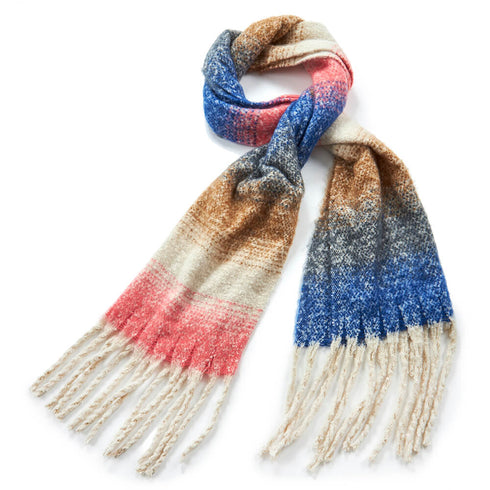 Verde Γυναικείο Κασκόλ 06-1015 Μπλέ