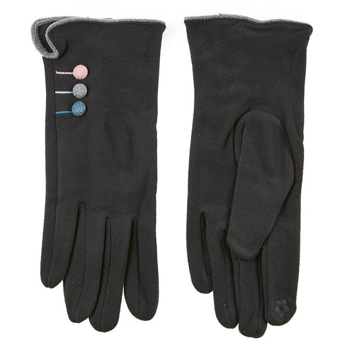 Verde Γυναικεία Γάντια 02-0668 Μαύρο