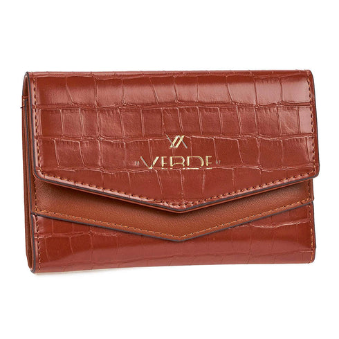 Verde Γυναικείo Πορτοφόλι 18-1255 Κάμελ