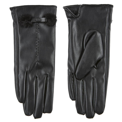 Verde Γυναικεία Γάντια 02-0720 Μαύρο