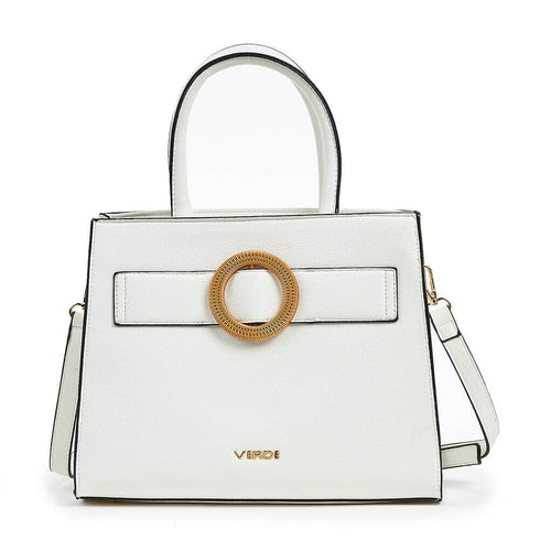 Verde Γυναικεία Τσάντα Χειρός 16-6699 Λευκό
