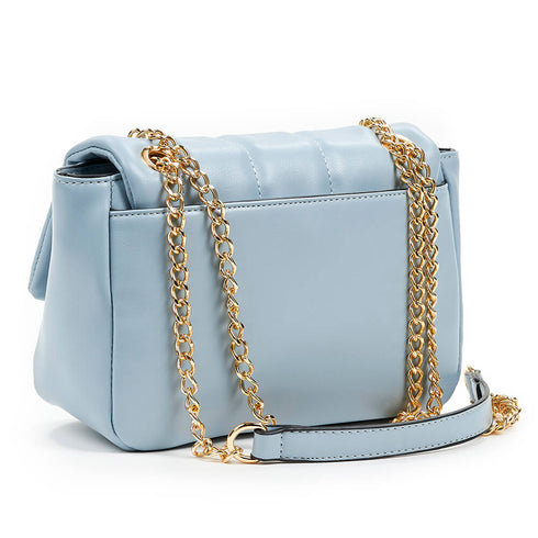 Verde Γυναικεία Τσάντα Ώμου 16-6718 Ανοιχτό Μπλέ